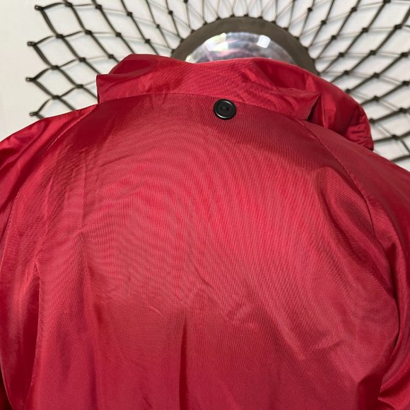 Vtg Rennoc Classic Nylon Varsity Jacket Sherpa/Quilted Lined Maroon Windbreaker - Picture 7 of 14